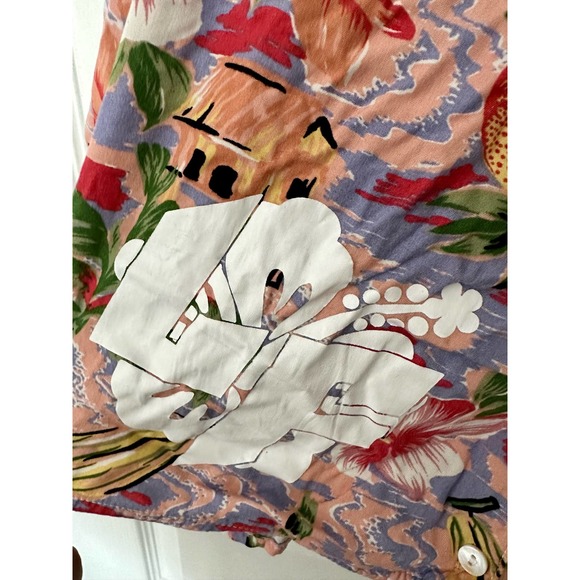 LF the Brand Cropped Hawaiian Shirt Small New - Picture 3 of 7